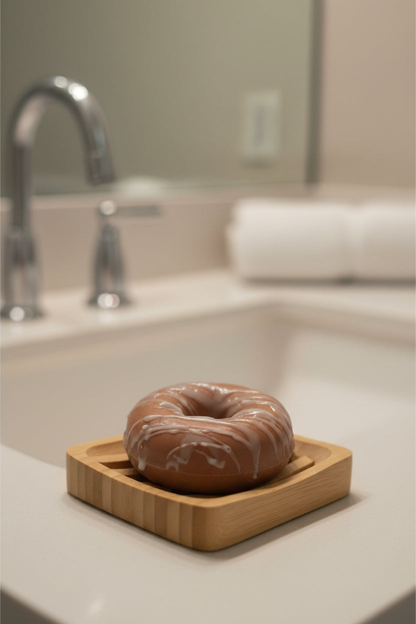Frosted Cranberry Soap | Cranberry Donut Soap