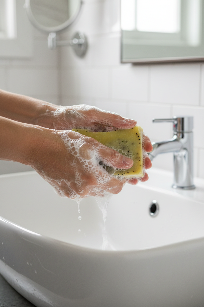 Lemon Poppy Soap Bar | Bright Lemon & Sweet Citrus