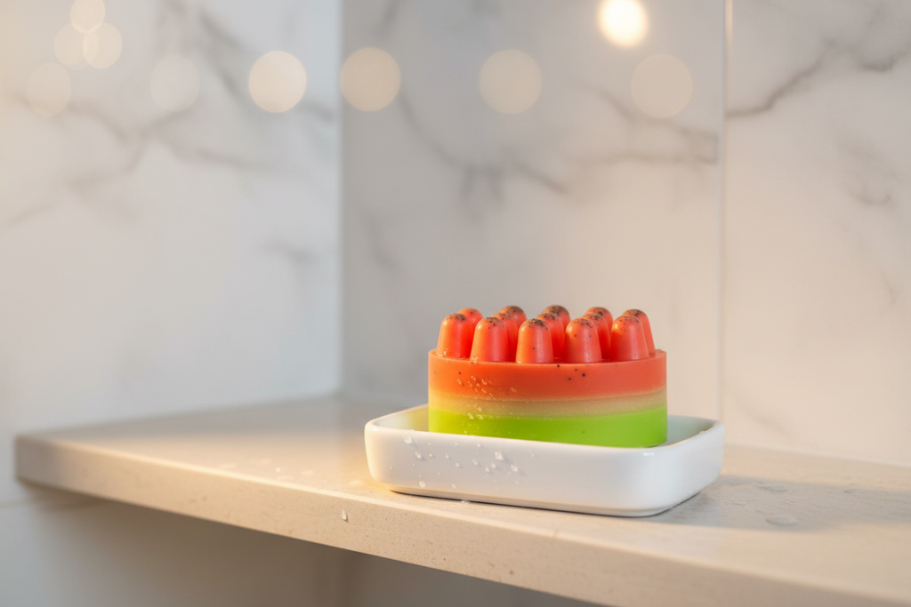 Watermelon Massage Bar | Exfoliating Body Bar
