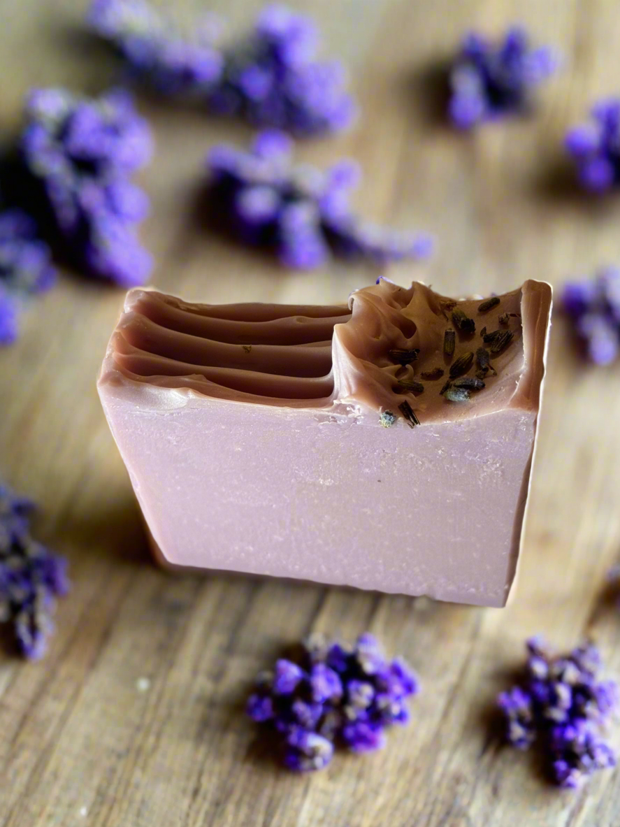 Sweet Dreams Loaf Soap Bar – Lavender & Chamomile | Handmade Artisan Soap