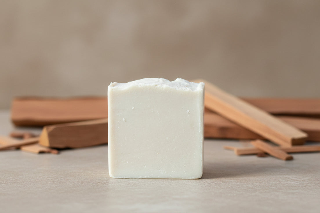 Aged Loaf Soap Bar – Cedarwood, Sandalwood & Musk | Handmade Artisan Soap