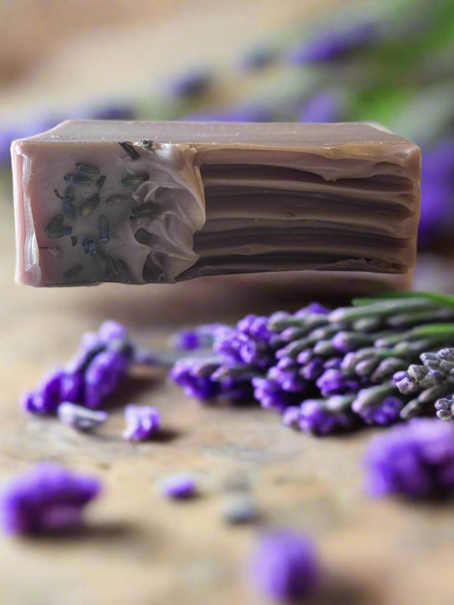 Sweet Dreams Loaf Soap Bar – Lavender & Chamomile | Handmade Artisan Soap