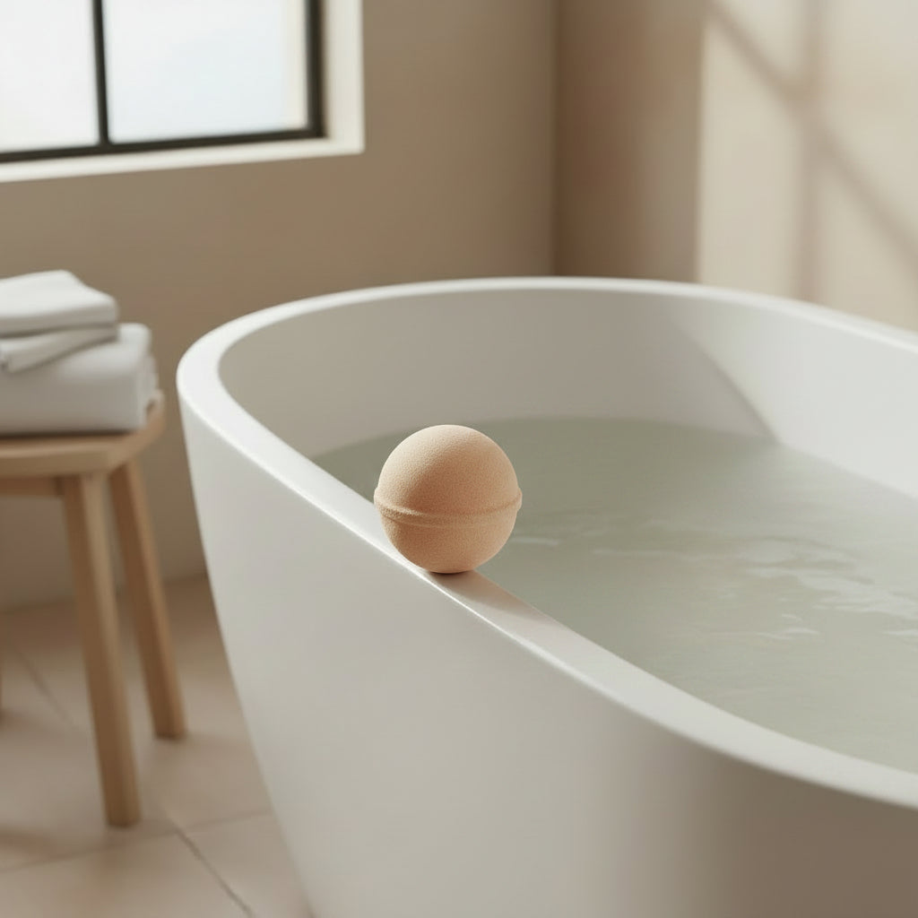 Peachy Bath Bomb | Peach Scented Fizzy Bath Soak