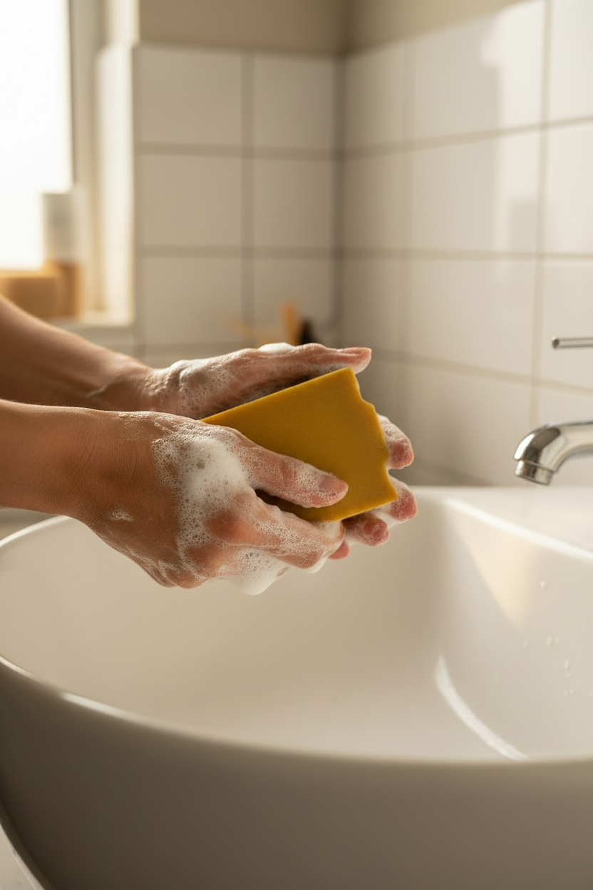 Turmeric Lemongrass & Honey Soap Bar | Bright Lemongrass & Golden Honey